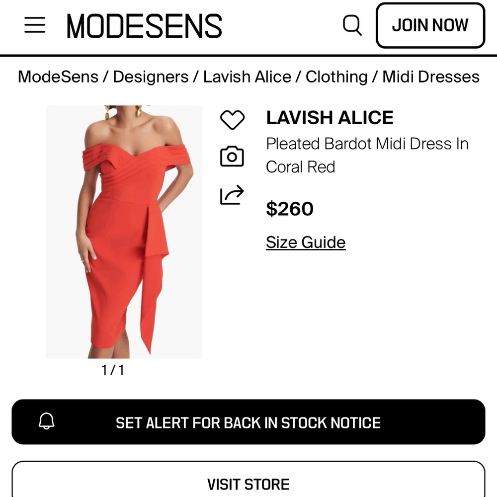Lavish Alice One Shoulder Coral Red cocktail Dress - Picture 12 of 12